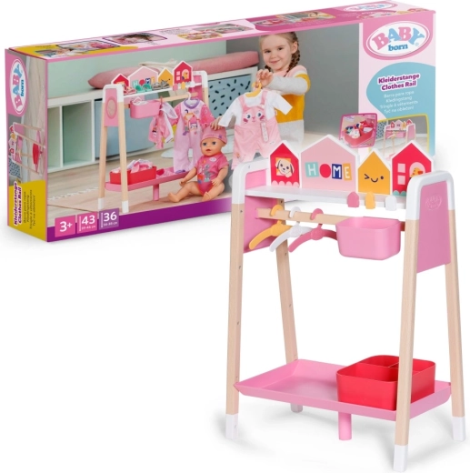 BABY born clothing rack with shelf
