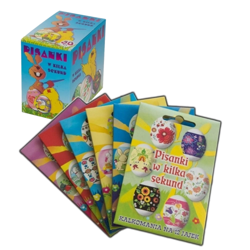Heat-shrink sleeves for Easter eggs – set of 12 designs