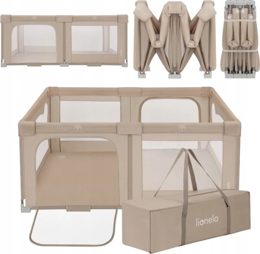 Детска оградка LIONELO Florence Easy Fold Beige Sand