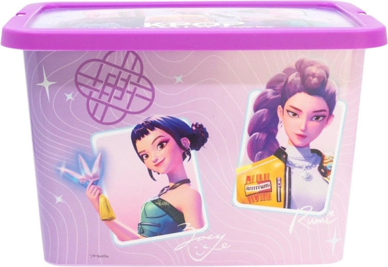 Stor кутия за съхранение 7 l k-pop: Ловкиня на демони лилава - 1 брой