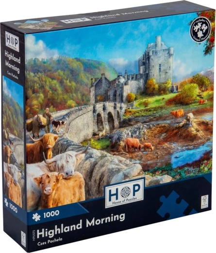 Puzzle Morning on the Scottish Highlands 1000 pieces