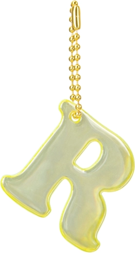 Baagl reflective tag letter R