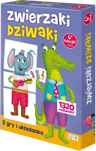 Family Game and Puzzle Wild Animals