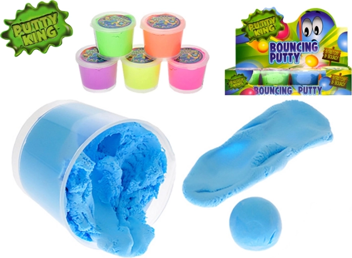 Подскачаща маса Putty King 35 g – микс от 6 цвята в кутийка