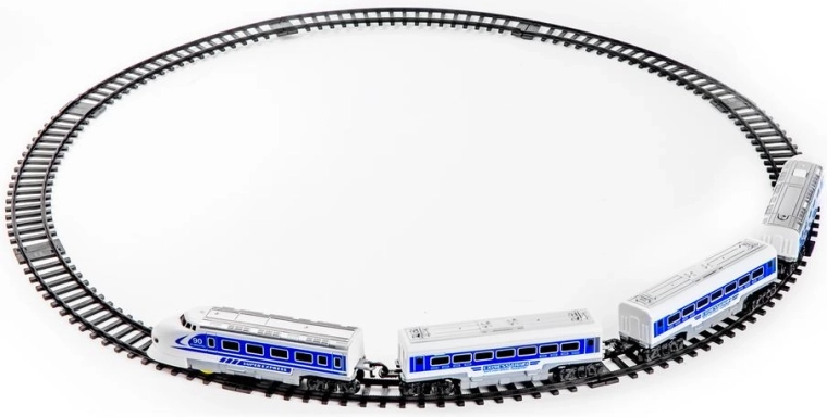 Battery-Powered Express Train Set with Station
