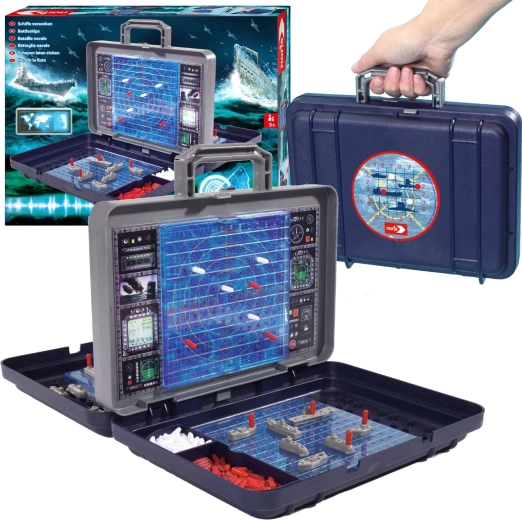 Семеен стратегически комплект Игра Кораби в куфар BITWA MORSKA 5+