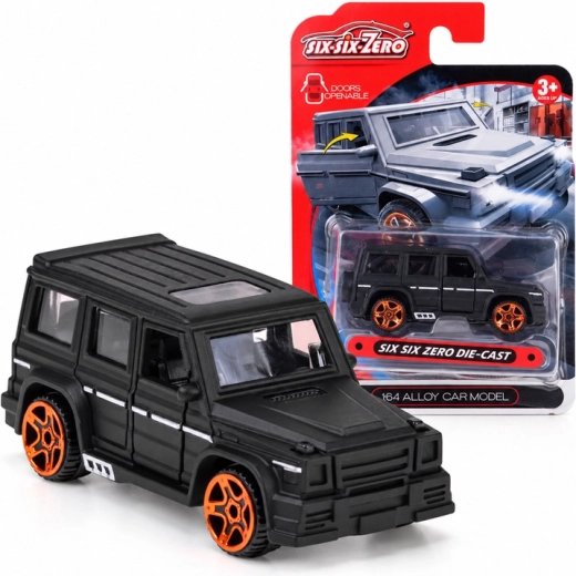 Metal Off-Road Car with Opening Doors in 1:64 Scale