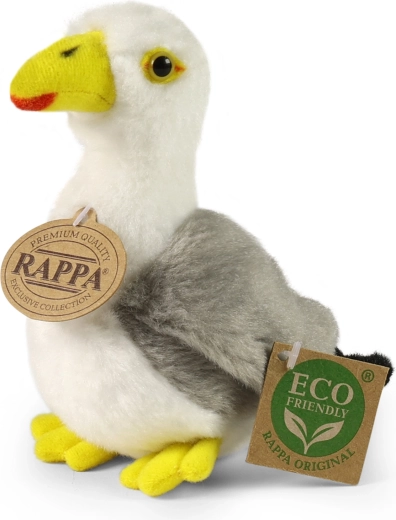 Плюшена чайка 14 см eco-friendly RAPPA