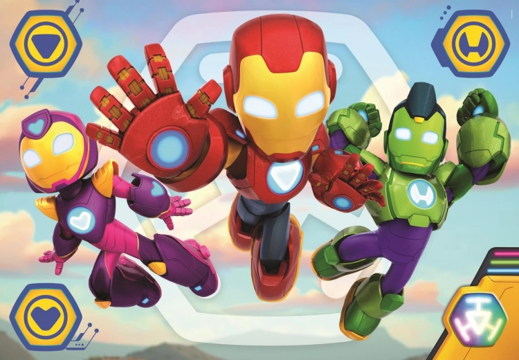Clementoni puzzle Iron Man and his amazing friends MAXI 60 pieces