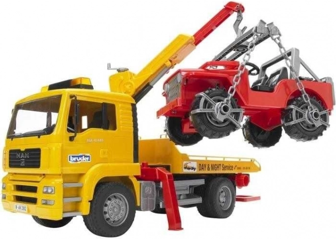 Bruder репатрак MAN и офроуд Jeep
