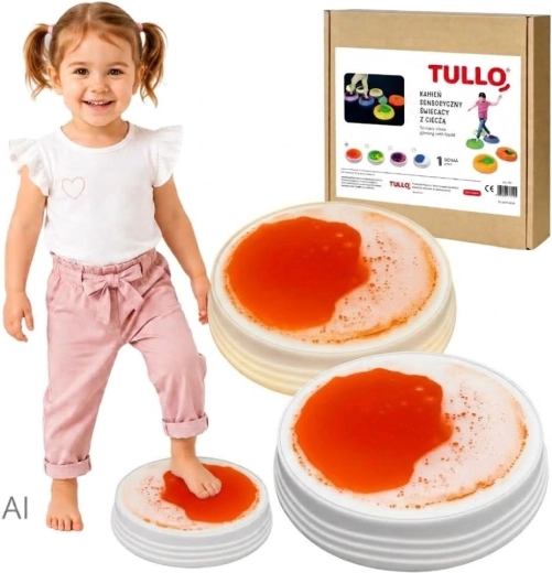 Tullo светещ сензорен течен камък, жълт