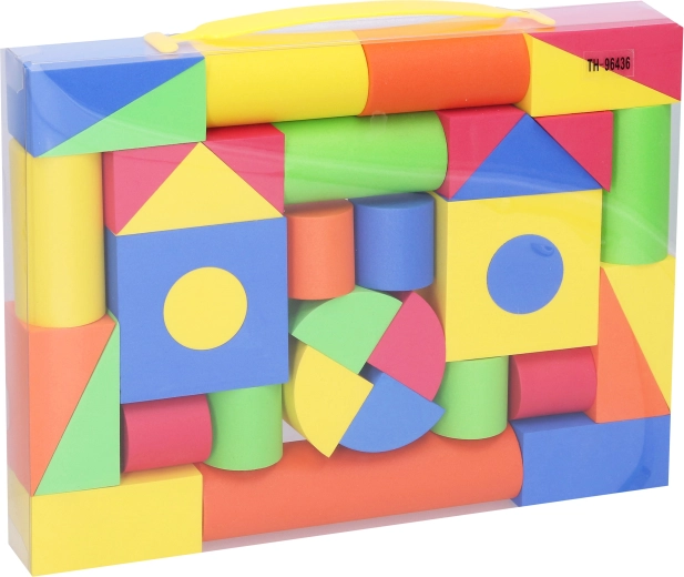 Foam Building Set with 36 Blocks