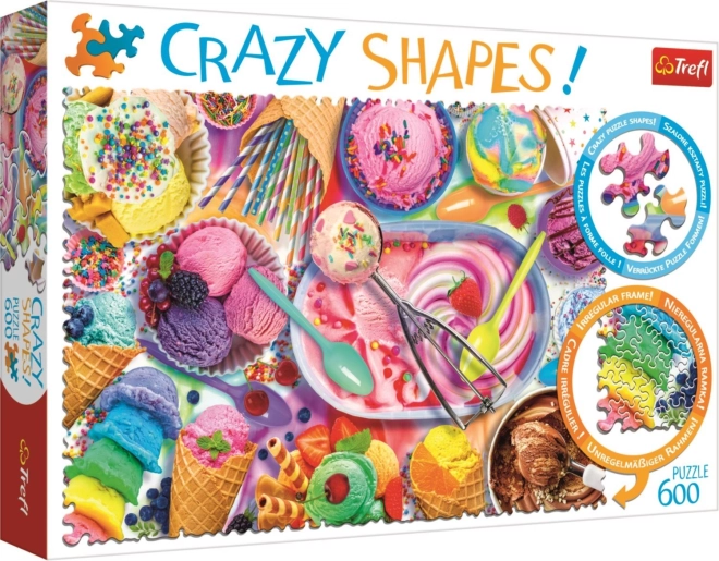 Пъзел Trefl Crazy Shapes „Сладки сънища“ 600 части
