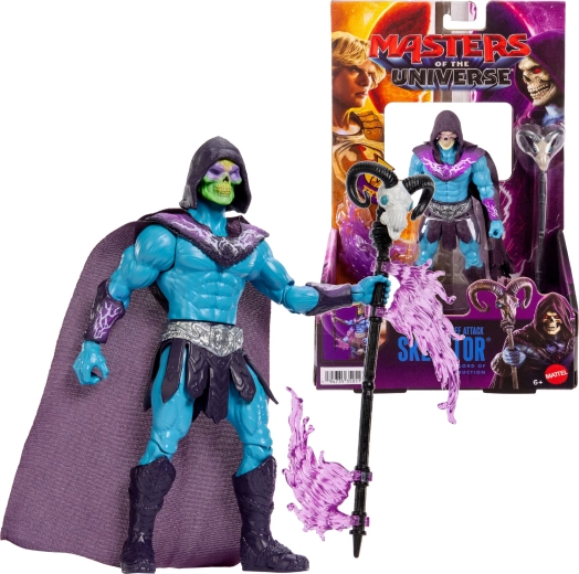 Екшън фигурка Mattel Masters of the Universe Скелеор 15 см с аксесоари
