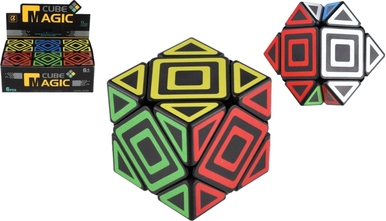 Plastic logic puzzle cube 5.5 cm