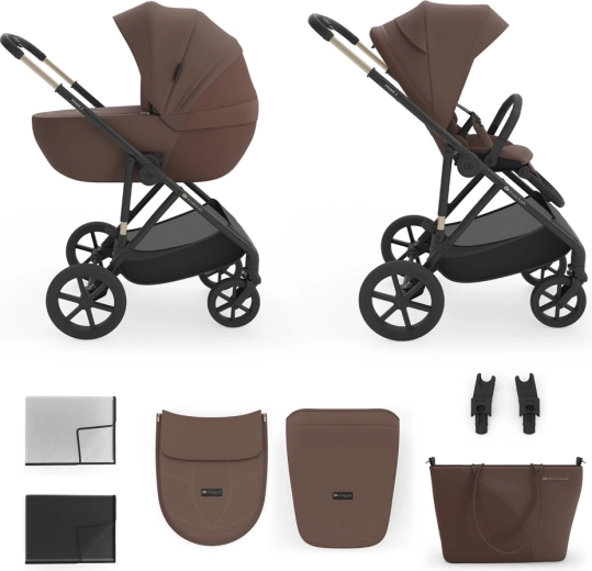 KINDERKRAFT Prime 3 2-in-1 stroller – Velvet Mocca