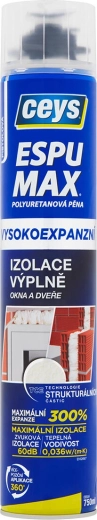 Високоекспандираща пистолетна монтажна пяна 750 ml CEYS
