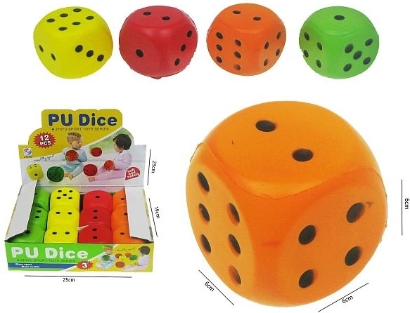 Soft Playing Die 6 × 6 cm