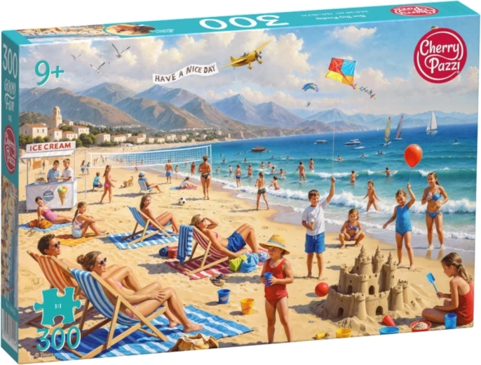 Cherry Pazzi puzzle Sunny Day at the Beach, 300 pieces