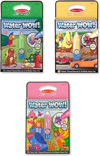 Melissa & Doug Water Painting – Water Reveal Water WOW! (mixed themes)