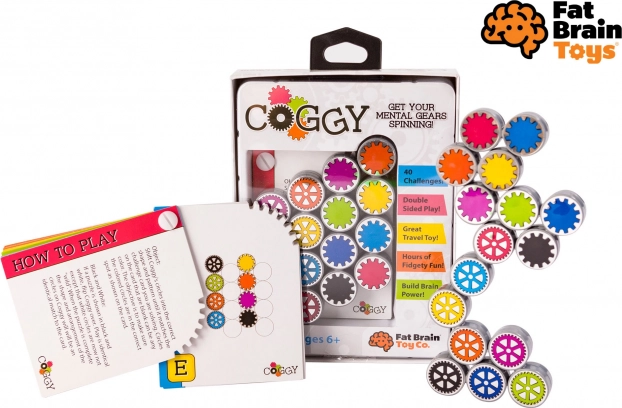 Головоломка FAT BRAIN Coggy – пътна сглобяема игра с 16 елемента