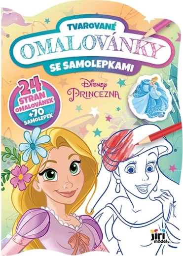 Shaped Disney Princess Coloring Book