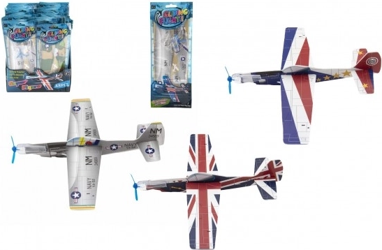 Хвърчащо пенено самолетче 24 см – микс цветове