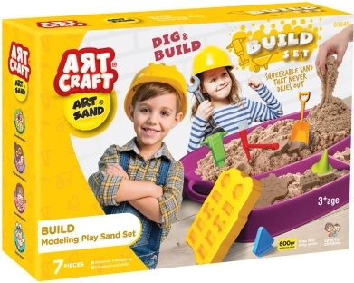 Art craft kinetic sand construction set 600 g