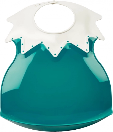 Пластмаскова лигавник с яка Deep Peacock