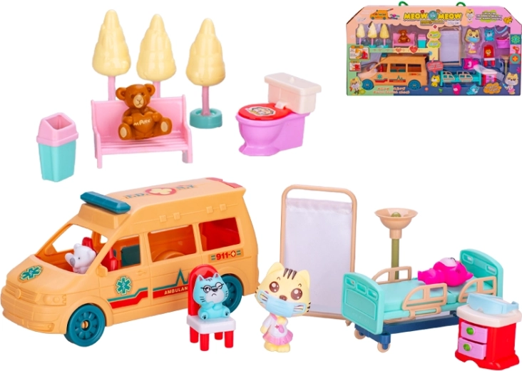 Children's Veterinary Clinic Set, 18 Pieces