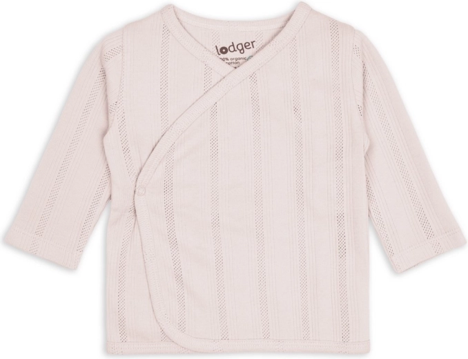 LODGER wrap cardigan Pointelle powder, size 62