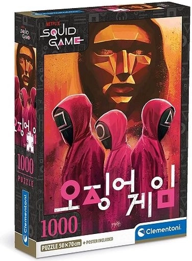 Компактен пъзел Clementoni Netflix Squid Game 1000 части