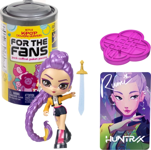 Mattel KPop Demon Hunters surprise collectible figure with accessory and collectible card (Soda Pop can)