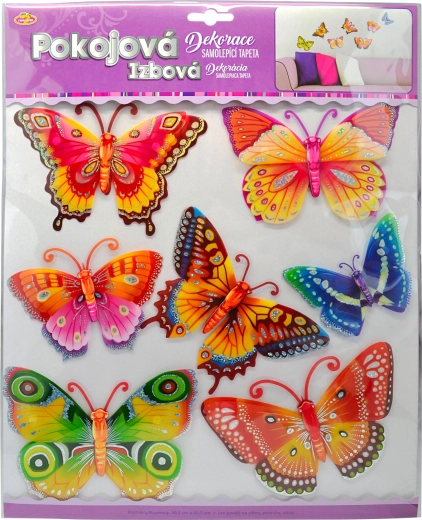 3D Butterfly Wall Stickers, Set of 12