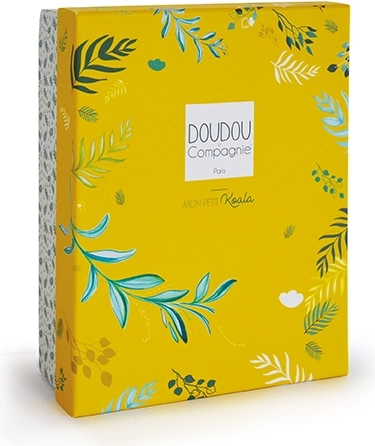 Подаръчен комплект Doudou – играчка с държач за биберон коала Yoca 20 см