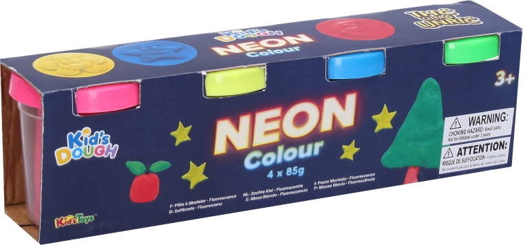 Neon Modeling Clay 4 × 85 g