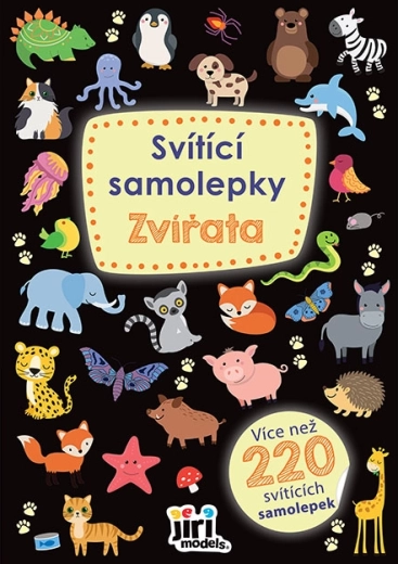 Glow-in-the-dark animal stickers