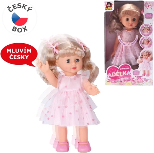 Interactive Walking Doll Adélka 33 cm
