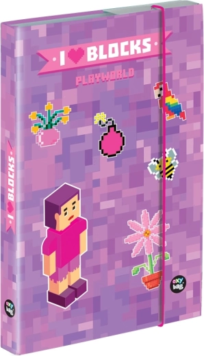 Кутия за тетрадки A4 Playworld Girl с ластик
