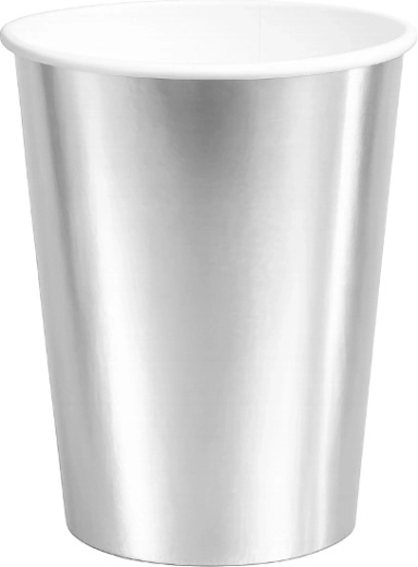 Silver paper cups - 1 piece