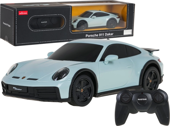 RC Porsche 911 Dakar RASTAR car, 1:24 scale