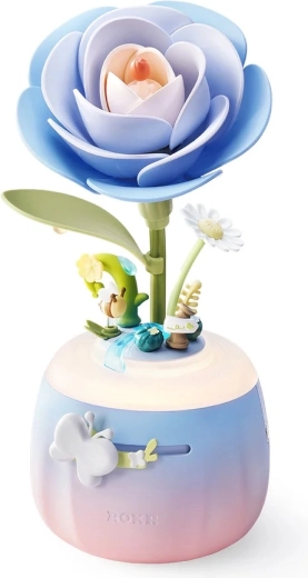 Robotime ROKR Floral Art 3D Puzzle Camellia Lamp (73 pieces)