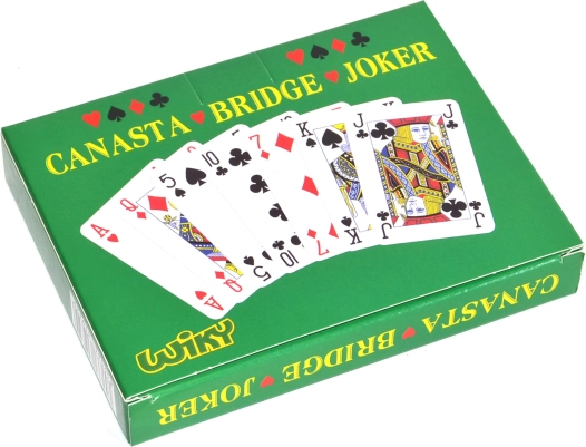 Игрални карти за канаста в картонена кутия