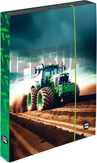 Кутия за тетрадки A4 Jumbo с трактор Oxybag