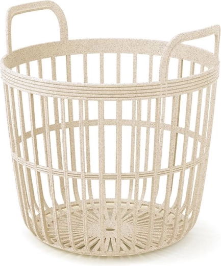 Кош с дръжки Zoe Basket Eco Wood 41,9 см – кремав