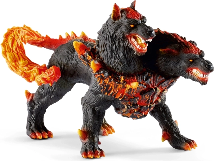 Hellhound – Two-Headed Guardian of the Lava Realm Figurine