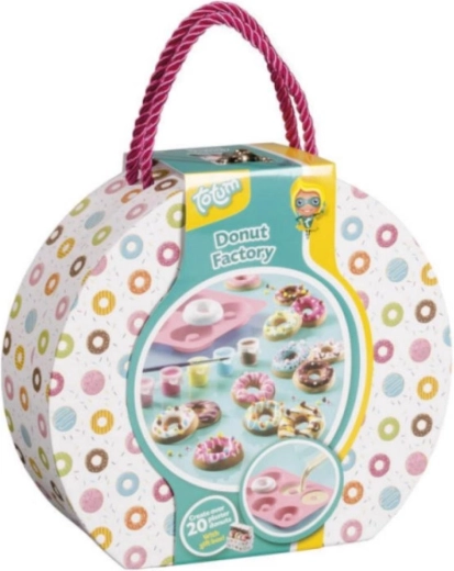 Creative Donut Factory Set in a Cardboard Suitcase