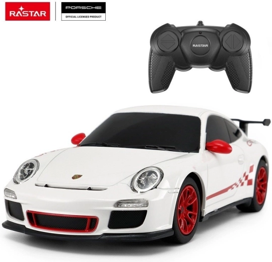 Rastar Porsche 911 GT3 RS RC кола с дистанционно управление 1:24 бяла - 1 брой