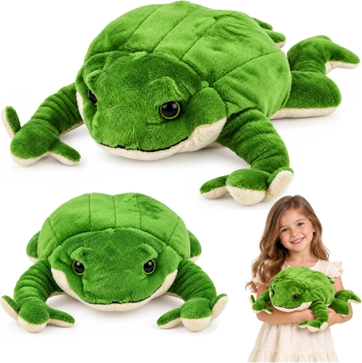 Large Weighted Plush Frog 58 cm