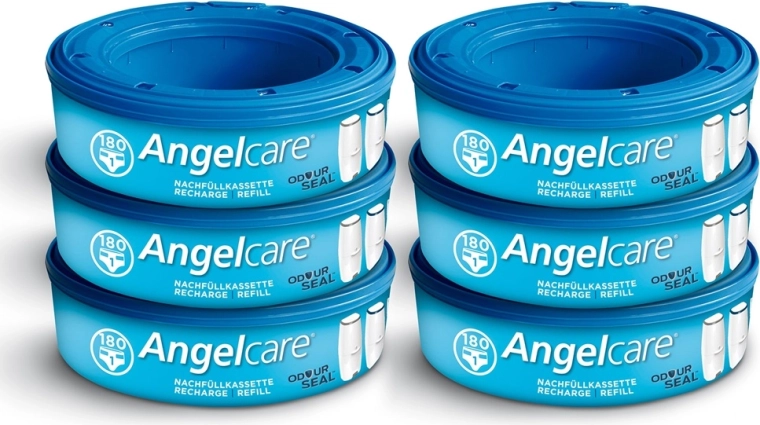 Angelcare резервни касети за кош за пелени, 6 бр.